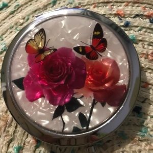 Crome compact mirror